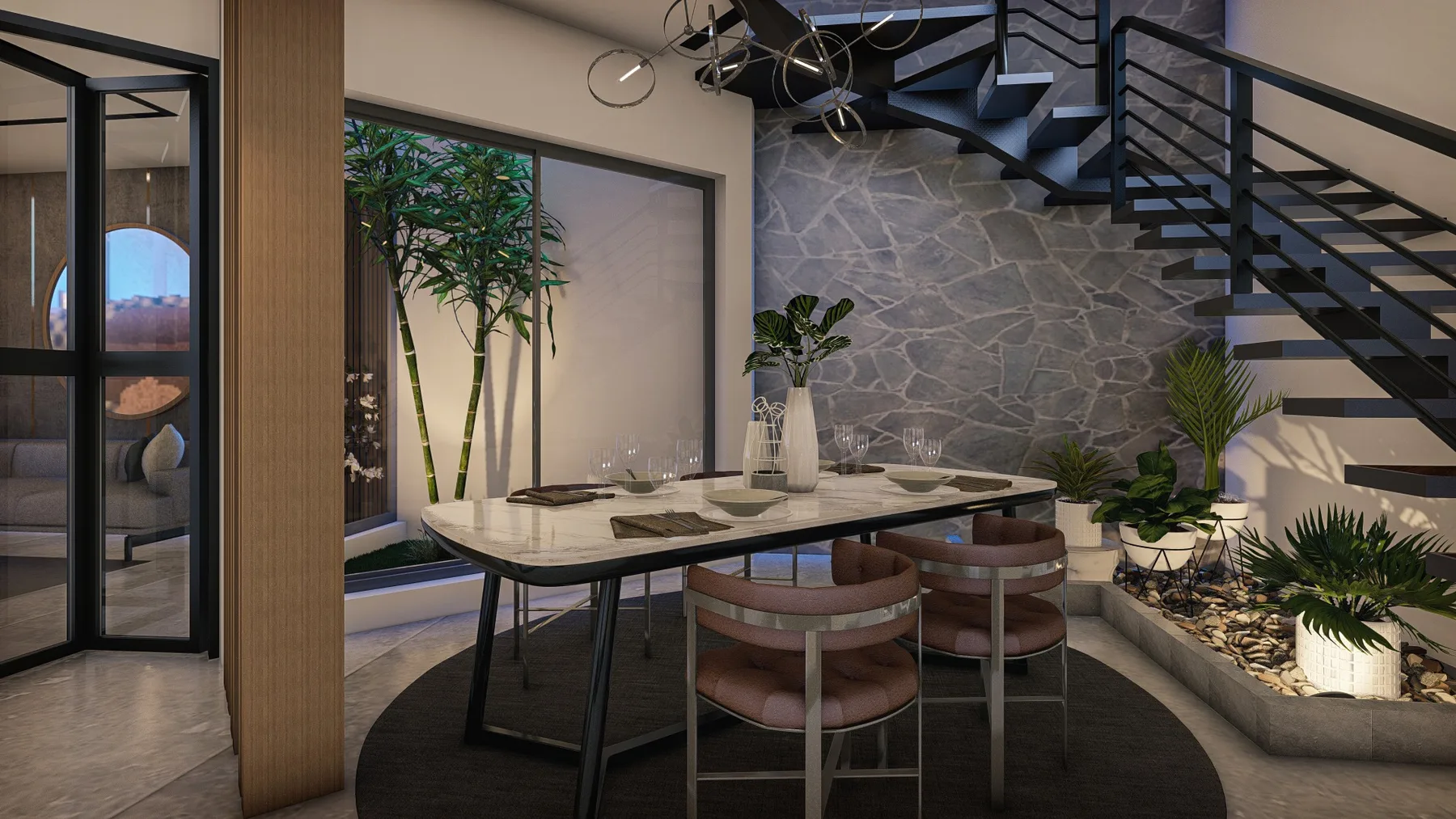 Formal lounge interior